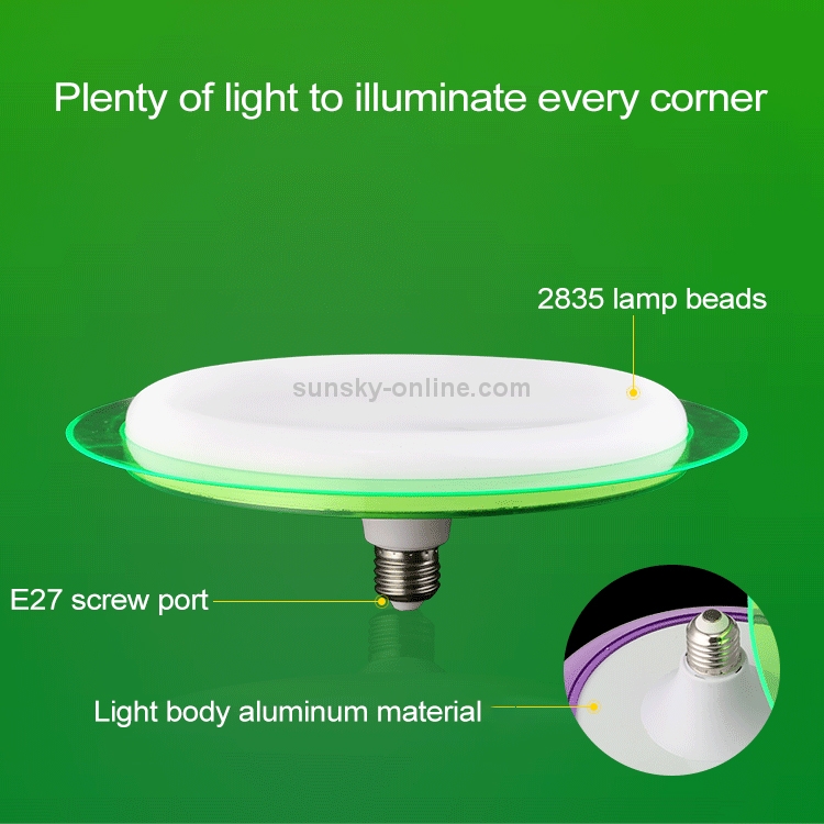 Lampe Led UFO 40W E27 Blanc - بيت الإنارة Bayt El Inara House Of Light