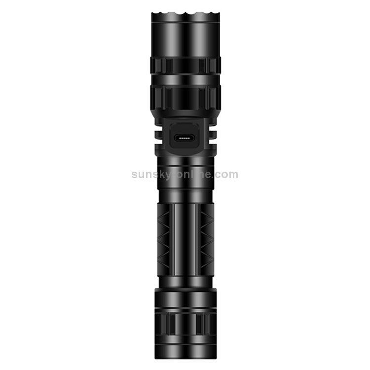 Fixed Led Flashlight USB Charging 1600LM XML-L2 Strong LED Fixed Focus Flashlight with 5-Modes