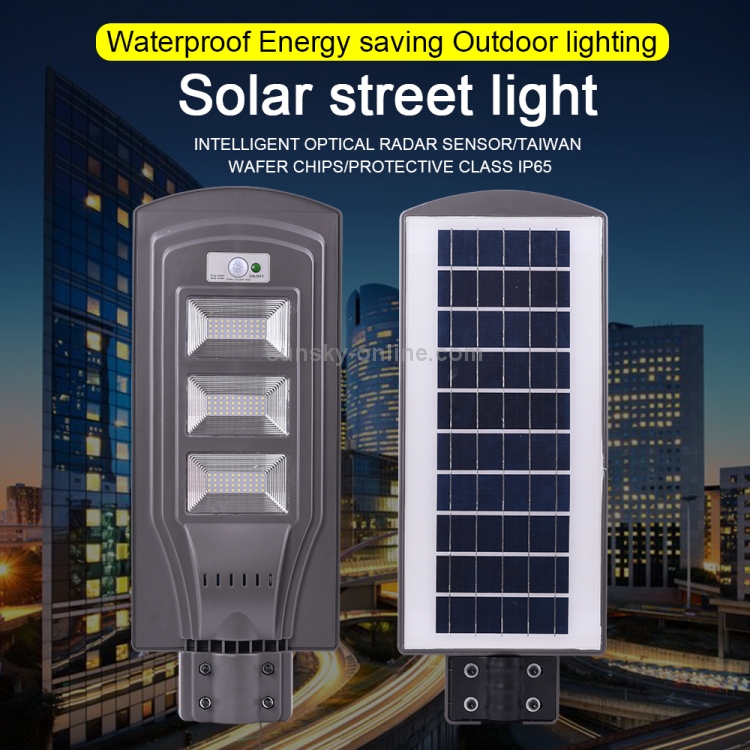 Dropship Solar Street Path Light Outdoor 120LEDs Radar Sensor