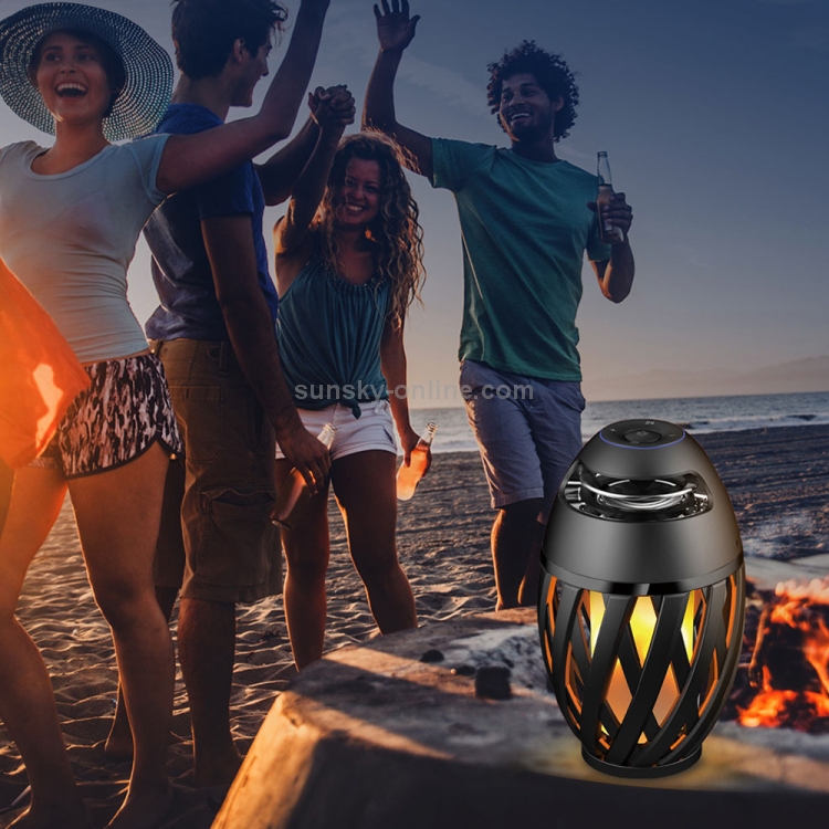 A1C 5W Bluetooth V4.2 USB Charging Portable Smart LED Flame Atmosphere Lamp Night Light with Stereo Sound Bluetooth Speaker, Effective Bluetooth Distance: 10m A1C 5W Bluetooth V4.2 USB Charging Portable Smart LED Flame Atmosphere Lamp Night Light with Stereo Sound Bluetooth Speaker, Effective Bluetooth Distance: 10m