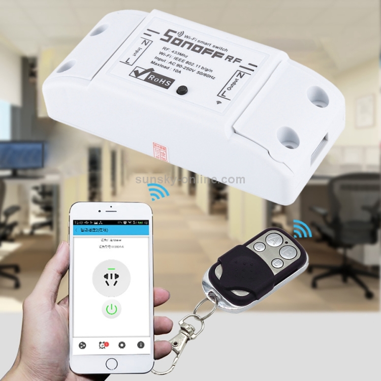 Docooler 10A DIY Smart WiFi General Modification Remote Control Power Shut with Smart APP 4pieces