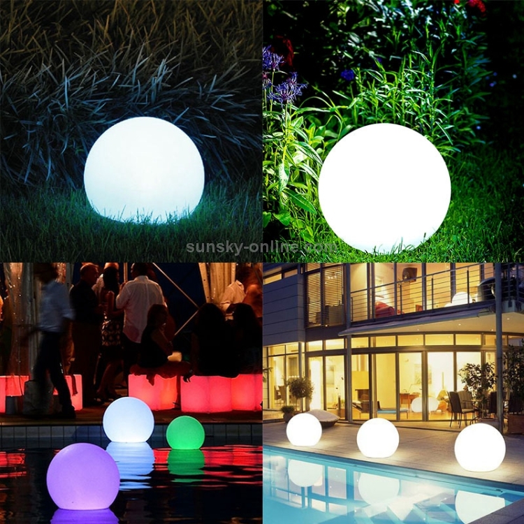 Lampe boule solaire 30cm