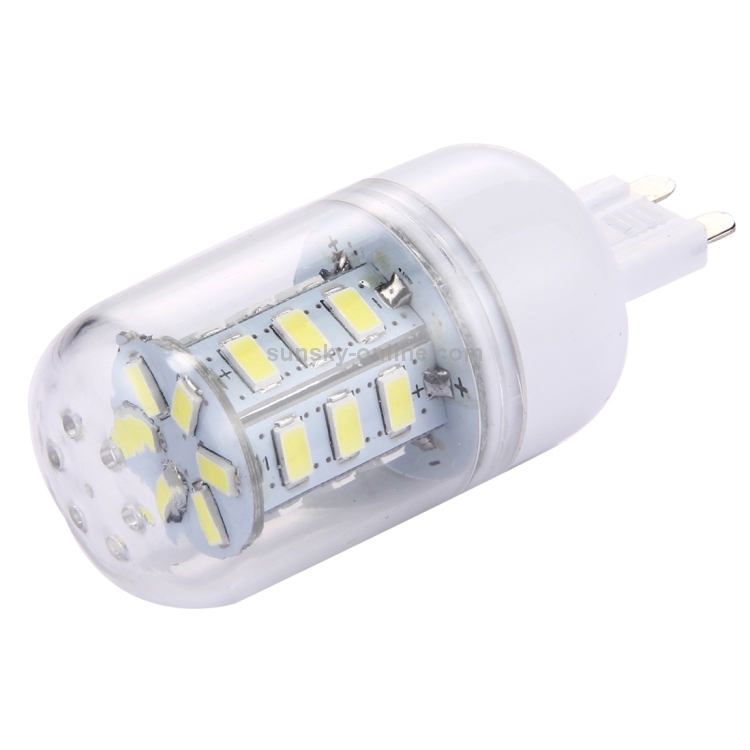 G9 2.5W 24 LEDs SMD 5730 หลอดไฟ LED Corn Light, AC 12-24V (แสงสีขาว)