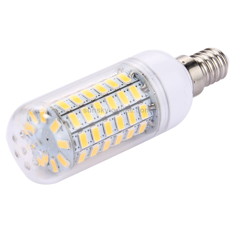 6W E14 LED Corn Light Bulb 5730 SMD Energy Saving Lighting Bulbs White