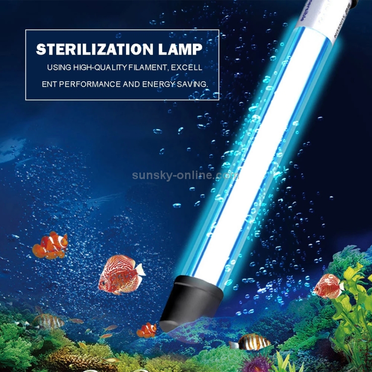 Luz de desinfección de lámpara germicida ultravioleta UV-007 7W para acuario, enchufe de la UE - 5