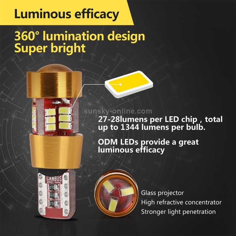 Simtac | 360° T10 LED Bulb For Multi Purpose | T10 ( PRK )