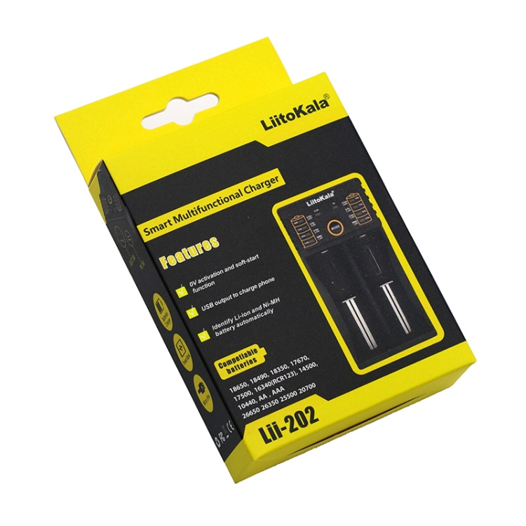 Chargeur double batteries 18650 Lii-202