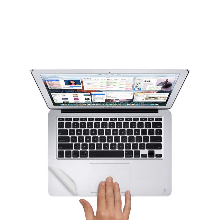 3 PCS Baseus for Macbook Air 11 inch 4H Surface Hardness Anti-scratch Screen Protector Packages Protective Film Cover Kit(1 x 3M Upper Film + 1 x 3M Lower Film + 1 x PET Whole Film)(Silver) 3 PCS Baseus for Macbook Air 11 inch 4H Surface Hardness Anti-scratch Screen Protector Packages Protective Film Cover Kit(1 x 3M Upper Film + 1 x 3M Lower Film + 1 x PET Whole Film)(Silver)