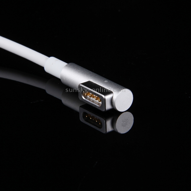 18,5 V 4,6 A 85 W 5-poliges L-Ladegerät MagSafe 1 für Apple Macbook A1222 /  A1290 / A1343, Länge: 1,7 m, EU-Stecker (weiß)