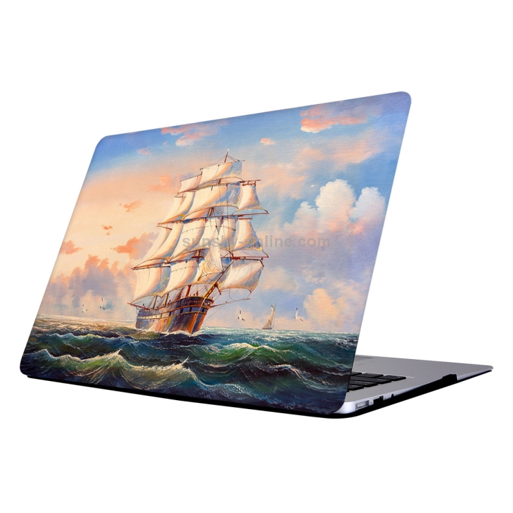 RS-542 Colorful Printing Laptop Plastic Protective Case for MacBook Air 11.6 inch A1465 (2012 - 2015) / A1370 (2010 - 2011)