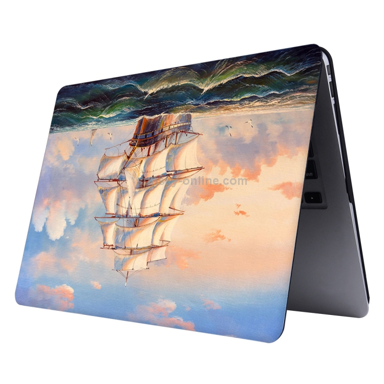 RS-542 Colorful Printing Laptop Plastic Protective Case for MacBook Air 11.6 inch A1465 (2012 - 2015) / A1370 (2010 - 2011)