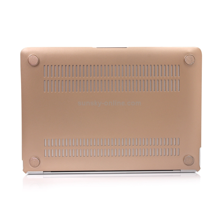Laptop Metal Style Protective Case for MacBook Air 13.3 inch A1932 (2018) & A2179 (2020)(Gold) Laptop Metal Style Protective Case for MacBook Air 13.3 inch A1932 (2018) & A2179 (2020)(Gold)