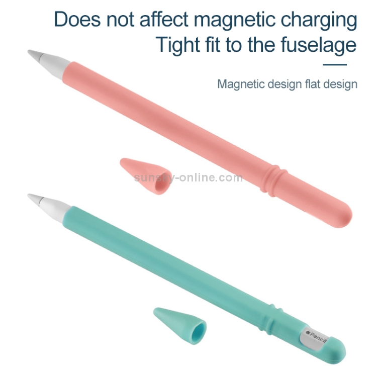 FE5 Split Stylus Pen Silicone Protective Cover for Apple Pencil 2 (Transparent) FE5 Split Stylus Pen Silicone Protective Cover for Apple Pencil 2 (Transparent)