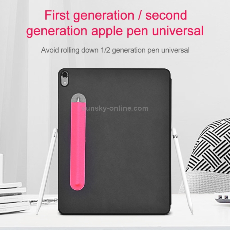 CF041 Anti-lost Portable Pasteable Stylus Pen Protective Cover for Apple Pencil 1 / 2 (Blue) CF041 Anti-lost Portable Pasteable Stylus Pen Protective Cover for Apple Pencil 1 / 2 (Blue)