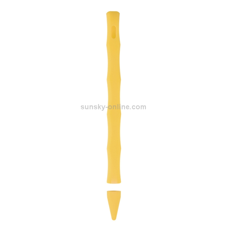 BG5 Wavy Split Stylus Pen Silicone Protective Cover for Apple Pencil 2(Yellow) BG5 Wavy Split Stylus Pen Silicone Protective Cover for Apple Pencil 2(Yellow)