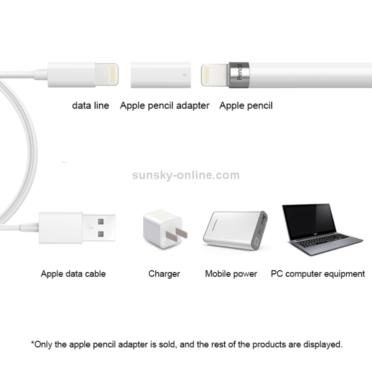 Adaptador de carga portátil para Apple Pencil - 4