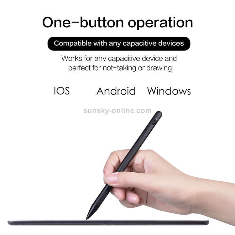 P3 For iPad Tablet PC Anti-mistouch Active Capacitive Pen Stylus Pen(Black) P3 For iPad Tablet PC Anti-mistouch Active Capacitive Pen Stylus Pen(Black)