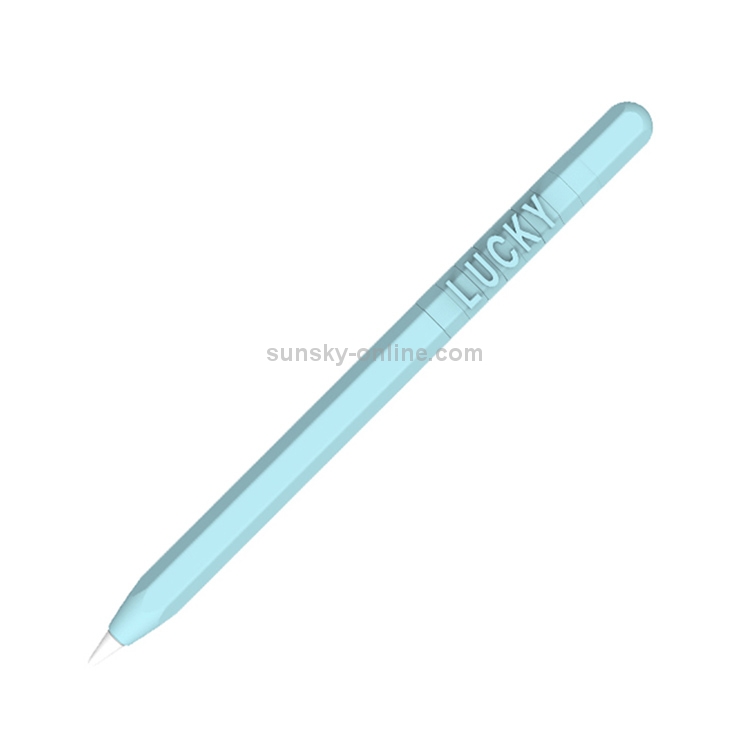 LOVE MEI For Apple Pencil 1 Number Letter Design Stylus Pen Silicone Protective Case Cover(Blue) LOVE MEI For Apple Pencil 1 Number Letter Design Stylus Pen Silicone Protective Case Cover(Blue)
