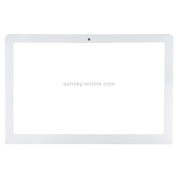 Pantalla LCD Marco de aluminio Cubierta de pantalla de bisel frontal para MacBook Air de 11 pulgadas A1370 A1465 (2010-2015) (Blanco) - 1