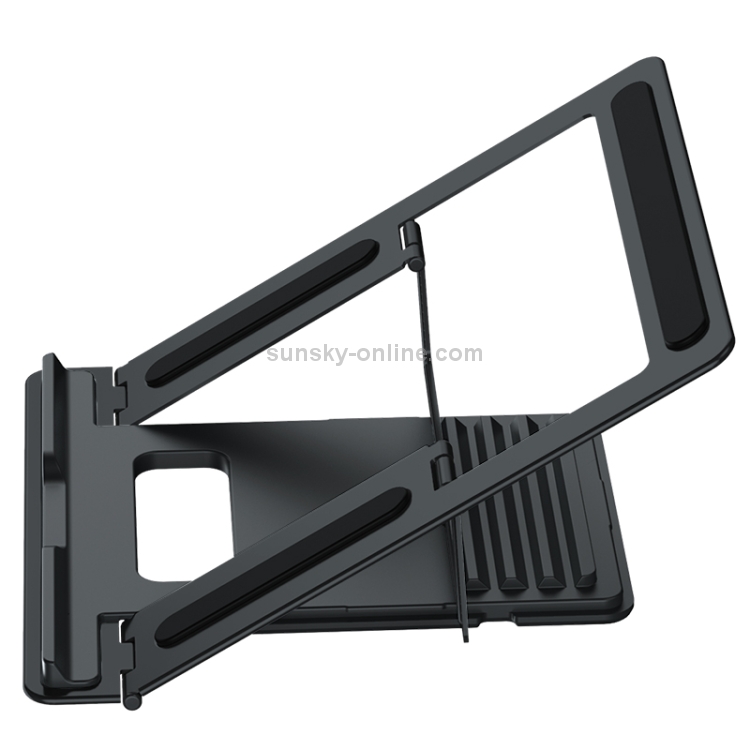 CCT8 Portable Adjustable Aluminum Alloy Desktop Holder Bracket for Laptop Notebook (Grey)