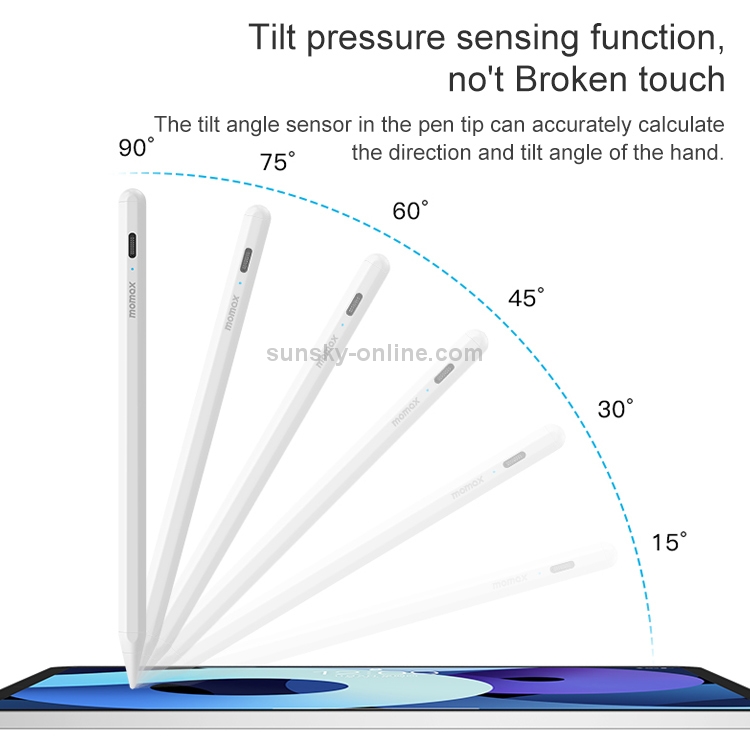 Momax ONE LINK TP5 Anti-mistouch Tilt Touch Capacitive Stylus for iPad Series Momax ONE LINK TP5 Anti-mistouch Tilt Touch Capacitive Stylus for iPad Series