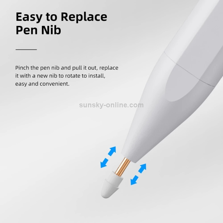 ROCK B02 Pro Active Magnetic Capacitive Stylus Pen (White) ROCK B02 Pro Active Magnetic Capacitive Stylus Pen (White)