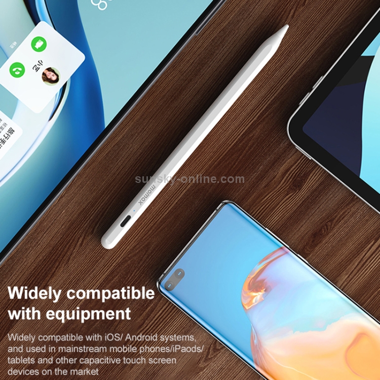 Momax TP6W ONE LINK Active Universal Capacitive Stylus Pen (White) Momax TP6W ONE LINK Active Universal Capacitive Stylus Pen (White)
