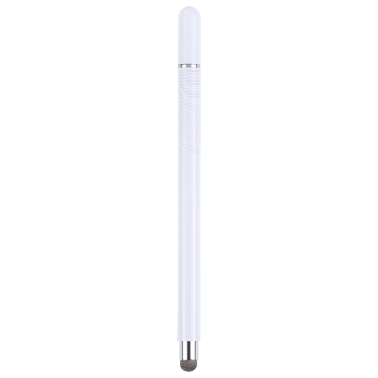 361 2 en 1 Disco de silicona universal NIB lápiz lápiz con teléfono móvil escriba pluma y gorra magnética (blanco) - 1