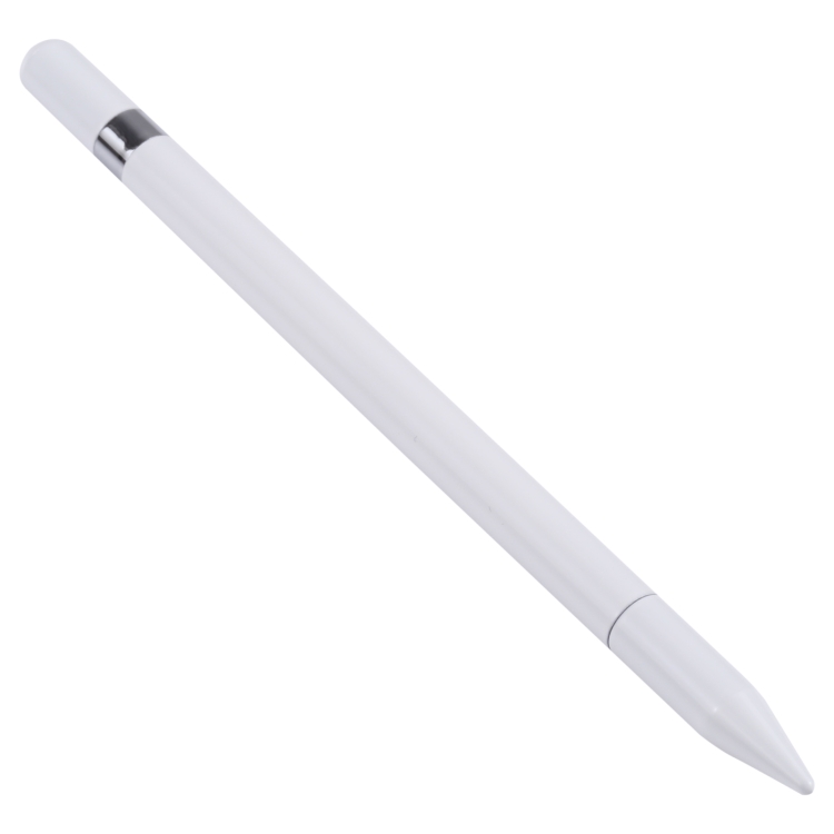 PT360 2 en 1 Disco de silicona universal NIB lápiz lápiz con función de la pluma de escritura común (blanco) - 1