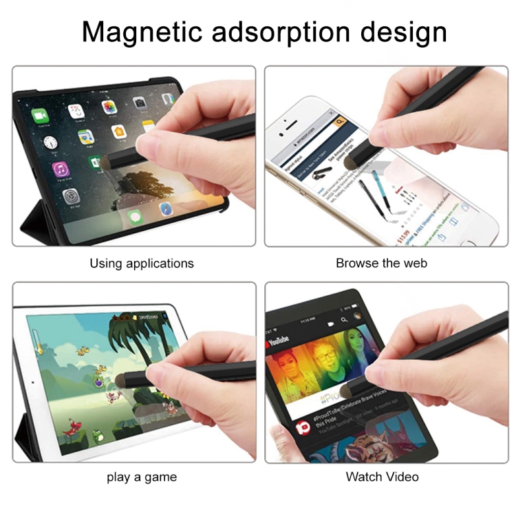 P4 Pro Aluminum Alloy Active Capacitive Stylus Pen(White) P4 Pro Aluminum Alloy Active Capacitive Stylus Pen(White)