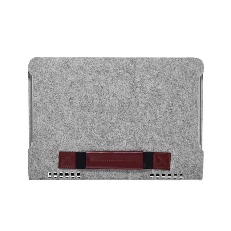 Portable Stylish Business Felt Sleeve Bag Protective Case for MacBook 13.3 inch (Light Grey) Portable Stylish Business Felt Sleeve Bag Protective Case for MacBook 13.3 inch (Light Grey)
