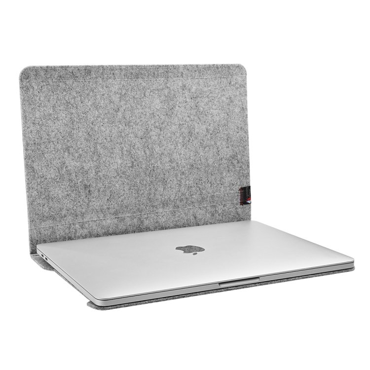Portable Stylish Business Felt Sleeve Bag Protective Case for MacBook 13.3 inch (Light Grey) Portable Stylish Business Felt Sleeve Bag Protective Case for MacBook 13.3 inch (Light Grey)