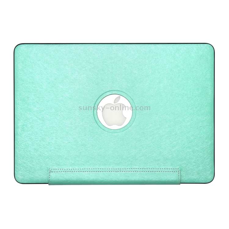 For Macbook Pro Retina 13.3 inch Silk Texture Apple Laptop United PU Protective Case(Green) For Macbook Pro Retina 13.3 inch Silk Texture Apple Laptop United PU Protective Case(Green)