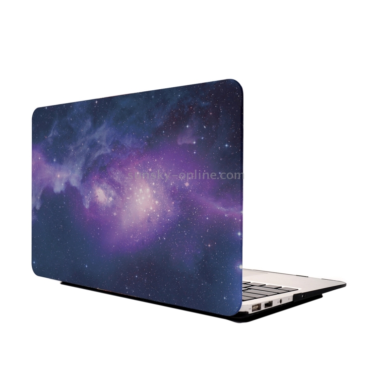 For Macbook Air 13.3 inch Starry Sky Patterns Apple Laptop Water Decals PC Protective Case(Blue) For Macbook Air 13.3 inch Starry Sky Patterns Apple Laptop Water Decals PC Protective Case(Blue)
