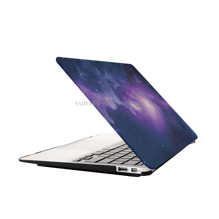 For Macbook Air 13.3 inch Starry Sky Patterns Apple Laptop Water Decals PC Protective Case(Blue) For Macbook Air 13.3 inch Starry Sky Patterns Apple Laptop Water Decals PC Protective Case(Blue)