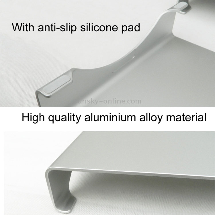 Universal Aluminum Alloy Desktop Height Extender Holder Stand for Laptop, Big Size: 49x21.5x5cm(Silver) Universal Aluminum Alloy Desktop Height Extender Holder Stand for Laptop, Big Size: 49x21.5x5cm(Silver)