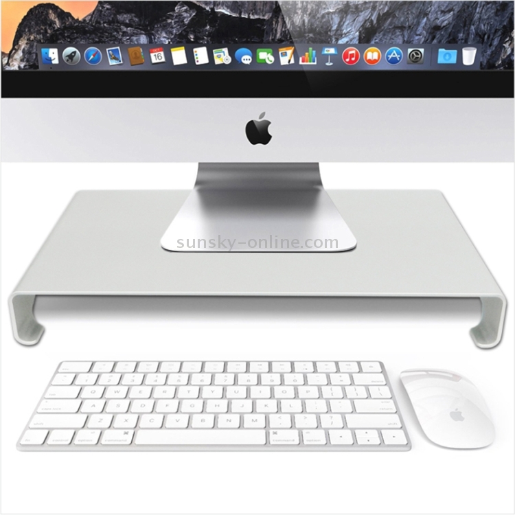 Universal Aluminum Alloy Desktop Height Extender Holder Stand for Laptop, Big Size: 49x21.5x5cm(Silver) Universal Aluminum Alloy Desktop Height Extender Holder Stand for Laptop, Big Size: 49x21.5x5cm(Silver)