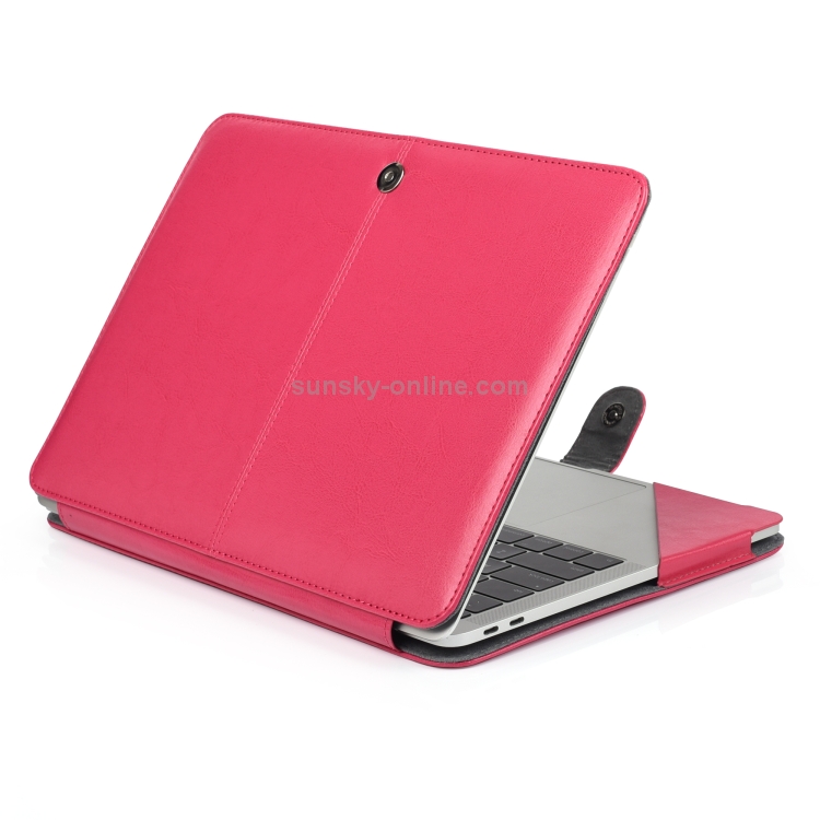 Crazy Horse Texture Horizontal Flip Leather Case for MacBook Air 13.3 inch A1932 (2018) & A2179 (2020)(Magenta) Crazy Horse Texture Horizontal Flip Leather Case for MacBook Air 13.3 inch A1932 (2018) & A2179 (2020)(Magenta)