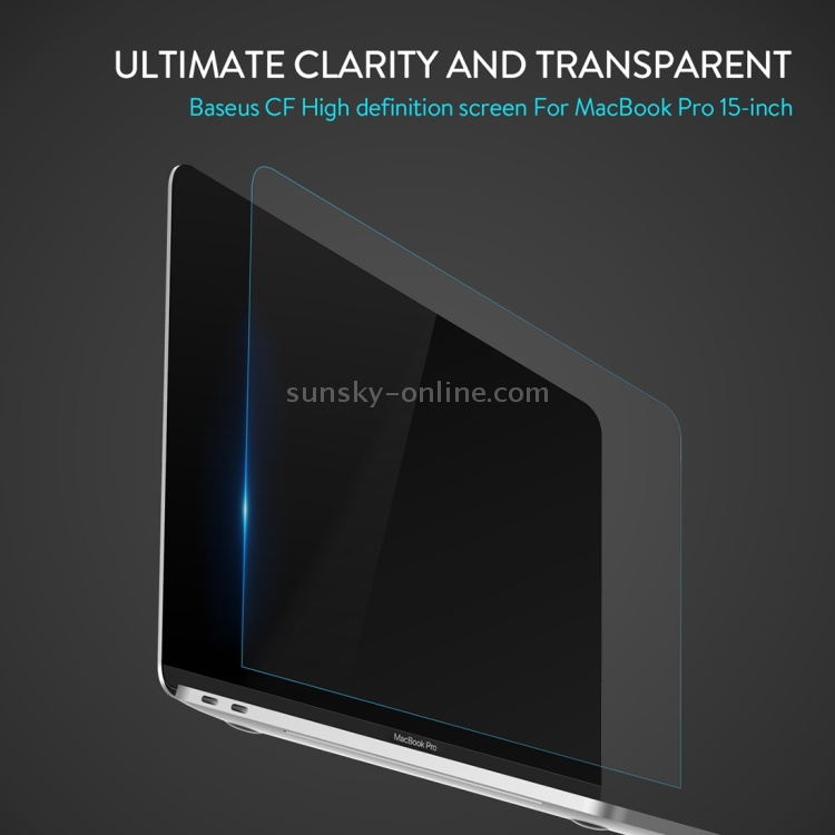 Bsaeus For New MacBook Pro 15 inch Ultra-Thin HD Transparent Screen Protection Film(Transparent) Bsaeus For New MacBook Pro 15 inch Ultra-Thin HD Transparent Screen Protection Film(Transparent)