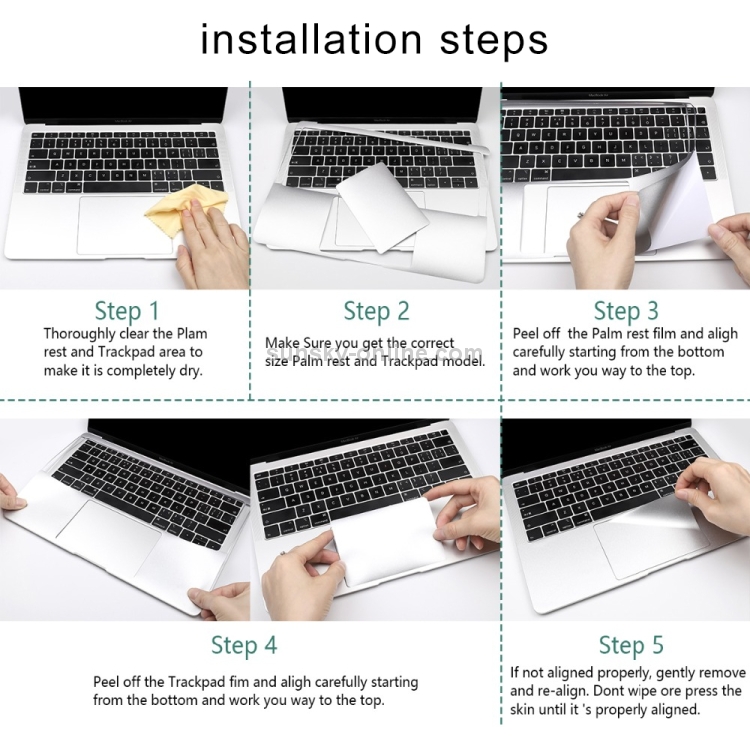 Palm & Trackpad Protector Full Sticker for MacBook Pro 16 (A2141)(Grey) Palm & Trackpad Protector Full Sticker for MacBook Pro 16 (A2141)(Grey)