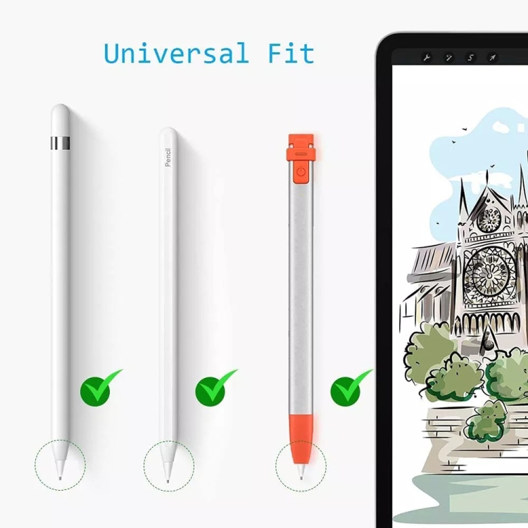 M3 Long Metal Pen Tip for Apple Pencil 1 / 2(White) M3 Long Metal Pen Tip for Apple Pencil 1 / 2(White)
