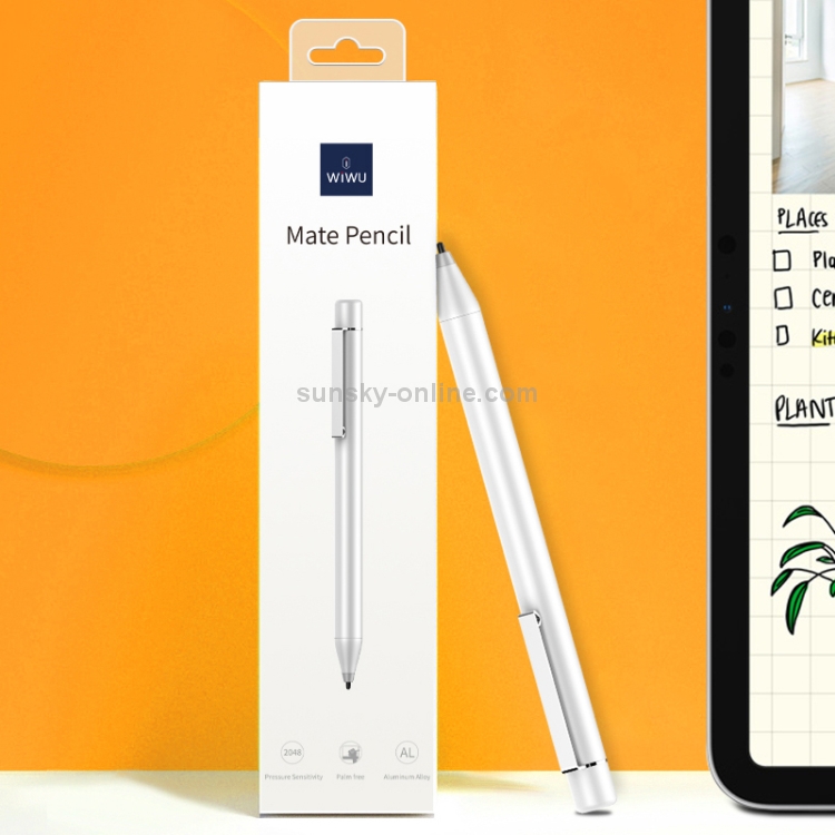 WIWU Mate Pencil For Huawei MateBook E 2019 / Mediapad M5 lite 10.1 inch / MediaPad M6 10.8 inch Tablet PC Anti-mistouch Capacitive Pen Stylus Pen WIWU Mate Pencil For Huawei MateBook E 2019 / Mediapad M5 lite 10.1 inch / MediaPad M6 10.8 inch Tablet PC Anti-mistouch Capacitive Pen Stylus Pen