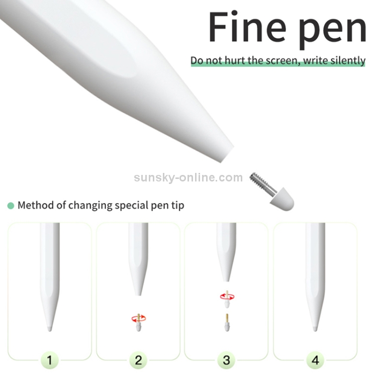 WIWU Pencil Pro For iPad 2018 and above Version Tablet PC Capacitive Stylus, Support Magnetic Charging WIWU Pencil Pro For iPad 2018 and above Version Tablet PC Capacitive Stylus, Support Magnetic Charging
