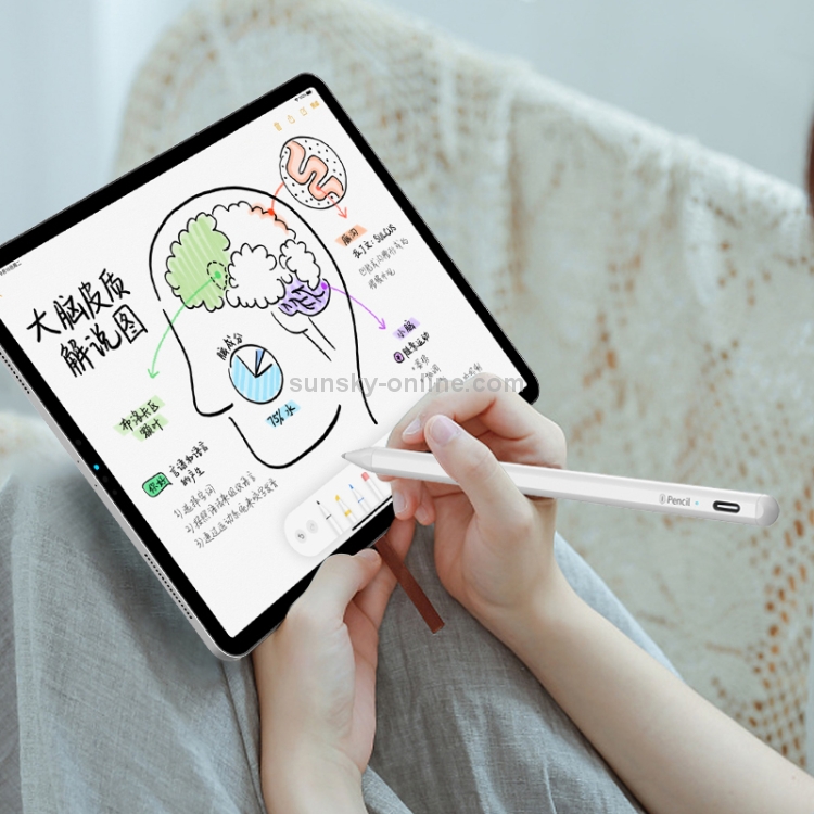 WIWU Pencil X For iPad 2018 or 2019 above Version Tablet PC Magnetic Adsorption Anti-mistouch Capacitive Stylus WIWU Pencil X For iPad 2018 or 2019 above Version Tablet PC Magnetic Adsorption Anti-mistouch Capacitive Stylus