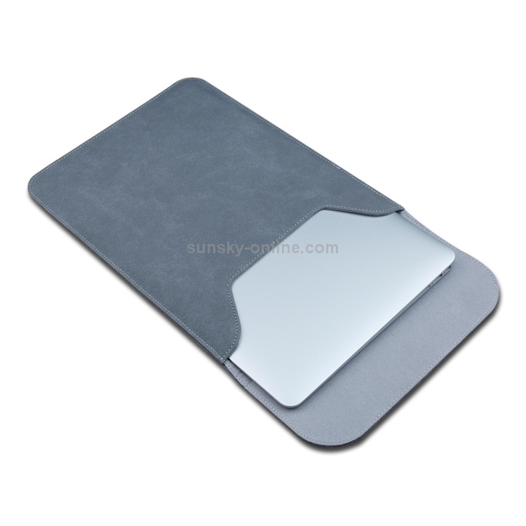 Matte Leather Laptop Inner Bag for MacBook Pro 13.3 inch A1708 (2016 - 2017) / A1706 (2016 - 2017)(Grey) Matte Leather Laptop Inner Bag for MacBook Pro 13.3 inch A1708 (2016 - 2017) / A1706 (2016 - 2017)(Grey)