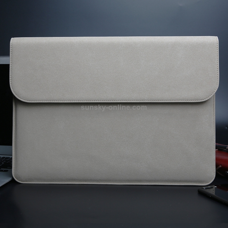 Horizontal Matte Leather Laptop Inner Bag for MacBook Air 11.6 inch A1465 (2012 - 2015) / A1370 (2010 - 2011)(Light Grey) Horizontal Matte Leather Laptop Inner Bag for MacBook Air 11.6 inch A1465 (2012 - 2015) / A1370 (2010 - 2011)(Light Grey)