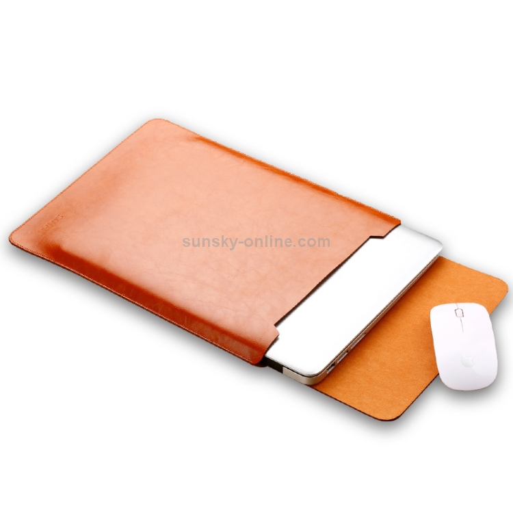 Laptop Microfiber Leather Inner Bag for MacBook Air 13.3 inch (Light Brown) Laptop Microfiber Leather Inner Bag for MacBook Air 13.3 inch (Light Brown)