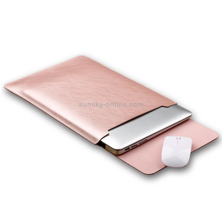 Laptop Microfiber Leather Inner Bag for MacBook 12 inch (Rose Gold) Laptop Microfiber Leather Inner Bag for MacBook 12 inch (Rose Gold)