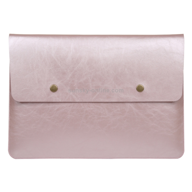 Flip Cover Laptop Microfiber Leather Inner Bag for MacBook Air 13.3 inch(Rose Gold) Flip Cover Laptop Microfiber Leather Inner Bag for MacBook Air 13.3 inch(Rose Gold)