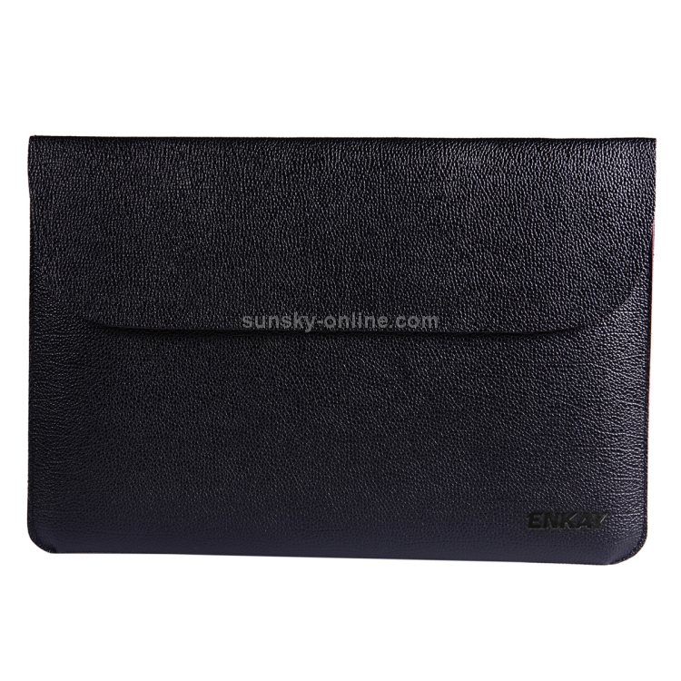 ENKAY Cross-Section Ultra-light Ultra-thin PU Leather Liner Bag Computer Bag Protective Leather Case for MacBook 12-inch (Black) ENKAY Cross-Section Ultra-light Ultra-thin PU Leather Liner Bag Computer Bag Protective Leather Case for MacBook 12-inch (Black)